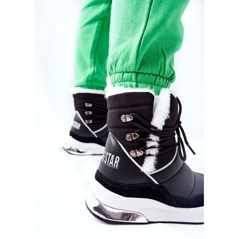 Botas de neve com nós Big Star II274279 pretas preto 1