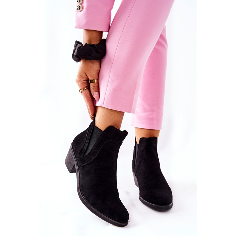 Botas pretas de salto alto Sergio Leone BT620 preto 1