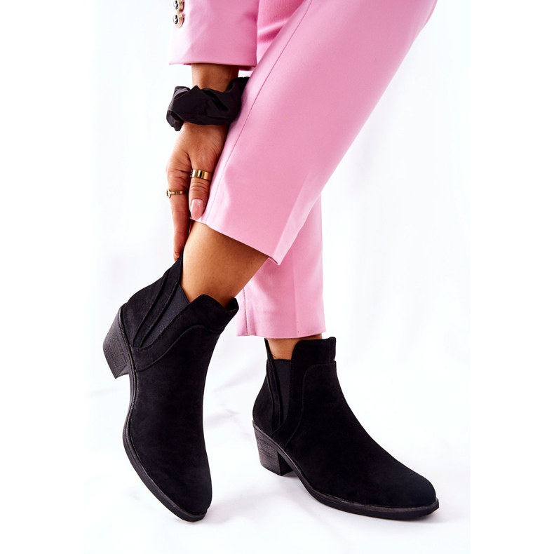 Botas pretas de salto alto Sergio Leone BT620 preto 2