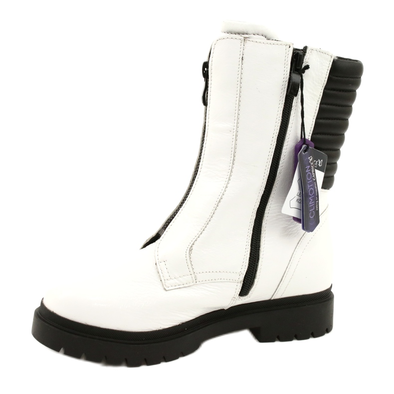 Botas brancas femininas caprice 9-25454-27 108 brancas naplak branco preto 5