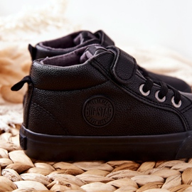 Tênis alto infantil Big Star EE374001 preto 2