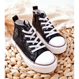 Tênis alto infantil Big Star II374003 preto 2