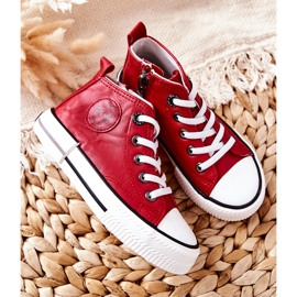 Tênis alto infantil Big Star II374005 vermelho 2
