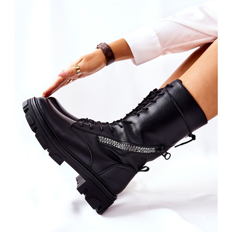 Botas Pretas Glany Sergio Leone TR747 Pretas preto 1