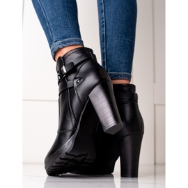 Lovery Botas pretas de salto alto preto 1