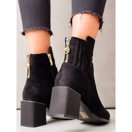 Goodin Botas Elegantes Com Salto Esteira preto 1