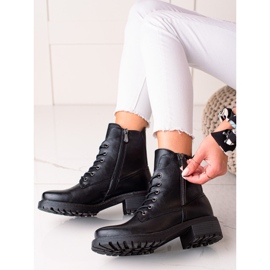 W. Potocki Botas potocki clássicas de amarrar preto 1 W. Potocki Botas potocki clássicas de amarrar preto 1