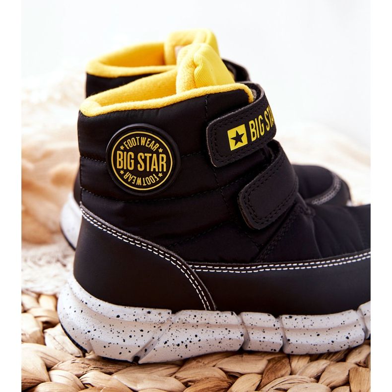 Botas de neve infantil Memory Foam Big Star II374070 Preto 2