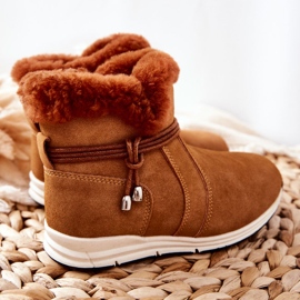 Botas de neve infantis Big Star BB374058BS Camel castanho 1