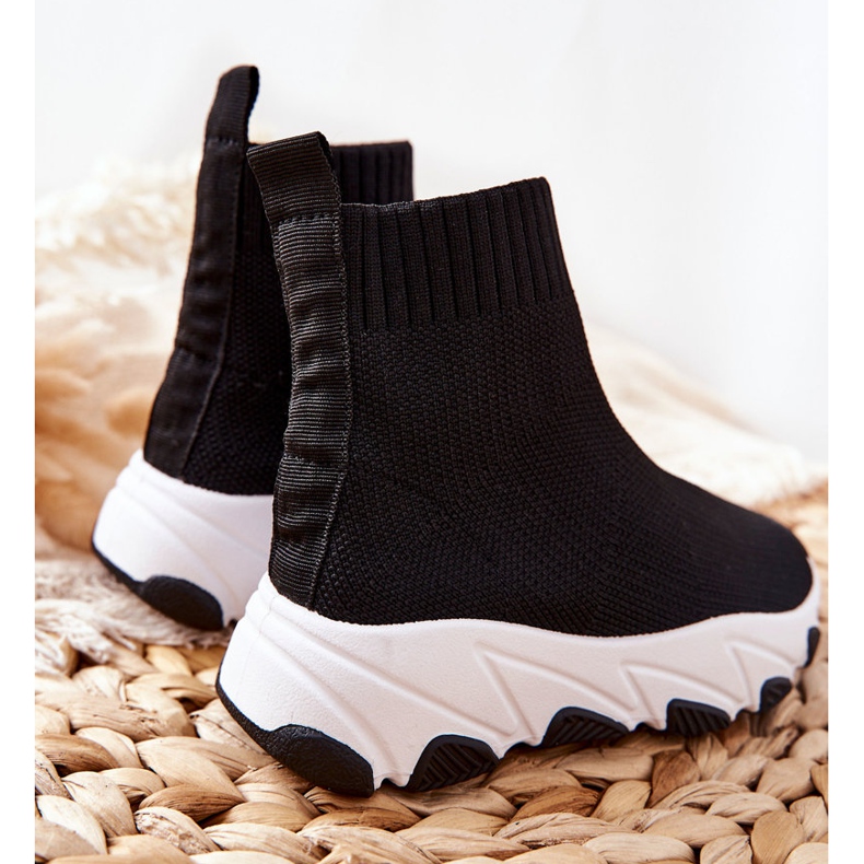 FR1 Calçados infantis esportivos juvenis negros Callobe preto 1