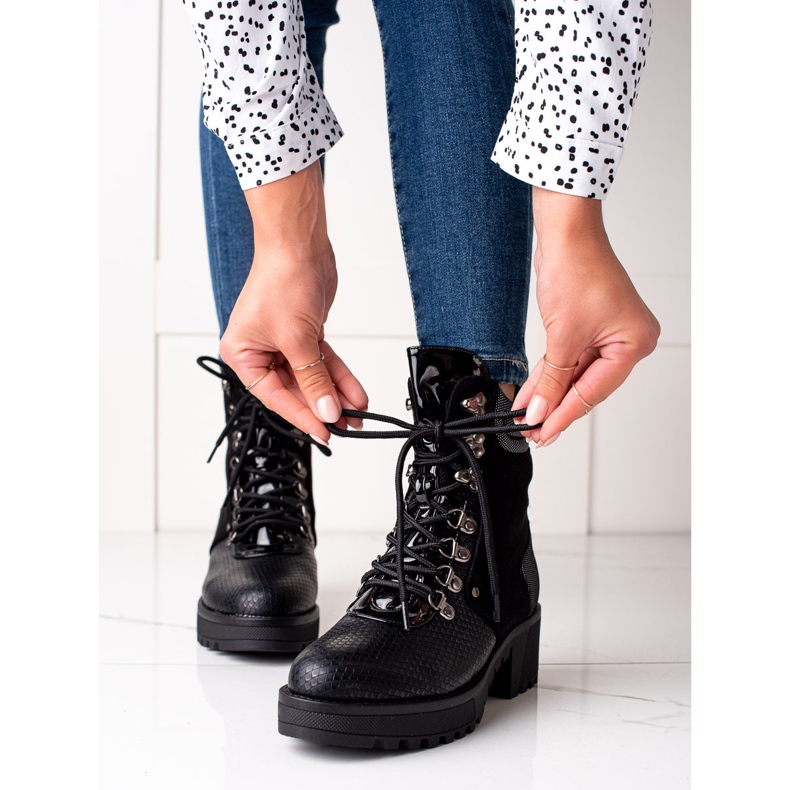 Janessa Impressão de cobra negra dos trabalhadores preto 1