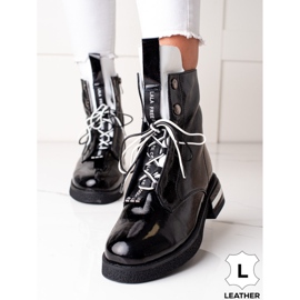 Botas elegantes de couro ARTIKER preto 1