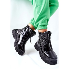 Vinceza Trappers feminino botas pretas Echowen preto 2