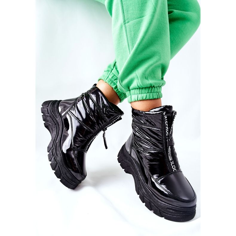 Vinceza Trappers feminino botas pretas Echowen preto 2