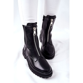 Vinceza Botas Assuh pretas quentes femininas preto 2