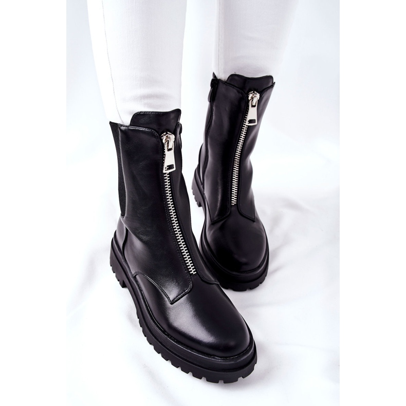 Vinceza Botas Assuh pretas quentes femininas preto 2