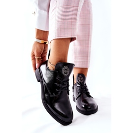 Sapatos Lacados Sergio Leone Aquecido PB262 Preto 1