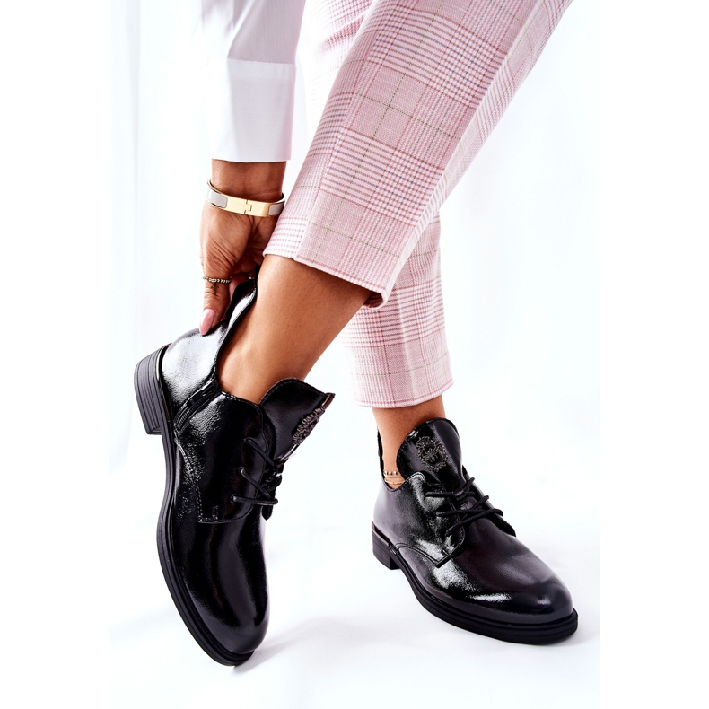 Sapatos Lacados Sergio Leone Aquecido PB262 Preto 2