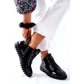 Sapatos Lacados Sergio Leone PB210 Preto 2