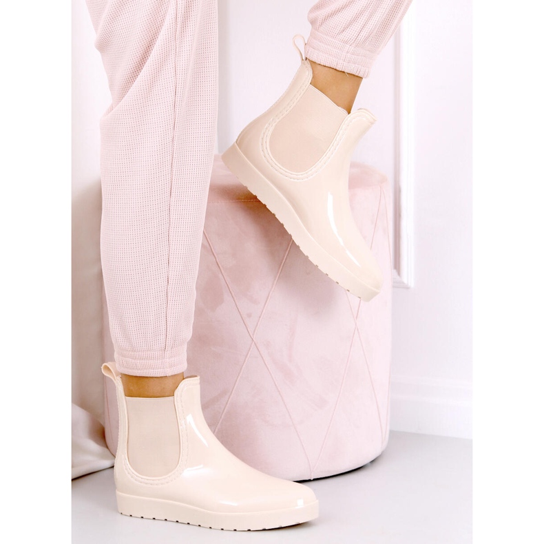 Botas Jodhpur Galoches Lubu Beige bege 1