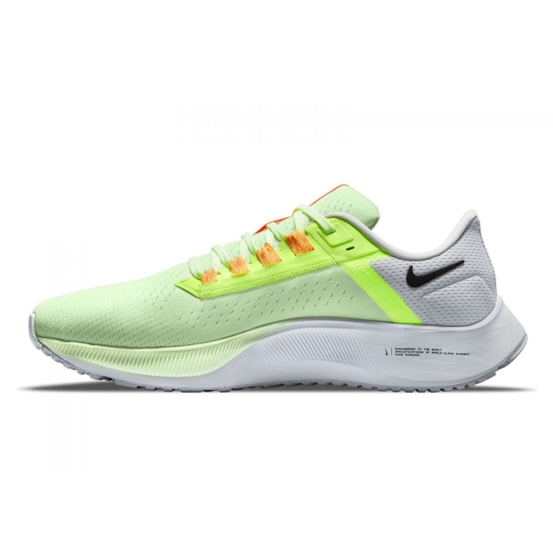 Tênis de corrida Nike Air Zoom Pegasus 38 M CW7356-700 branco verde 1