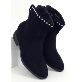 Botas em cunha oculta Melisa Black preto 2