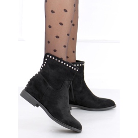 Botas em cunha oculta Melisa Black preto 1