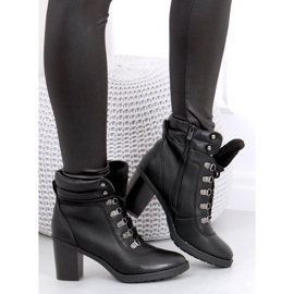Botas Zuzu Black de salto alto preto 1
