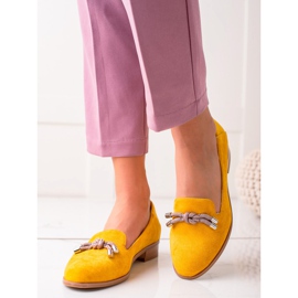 Senhores VINCEZA amarelos casuais 2