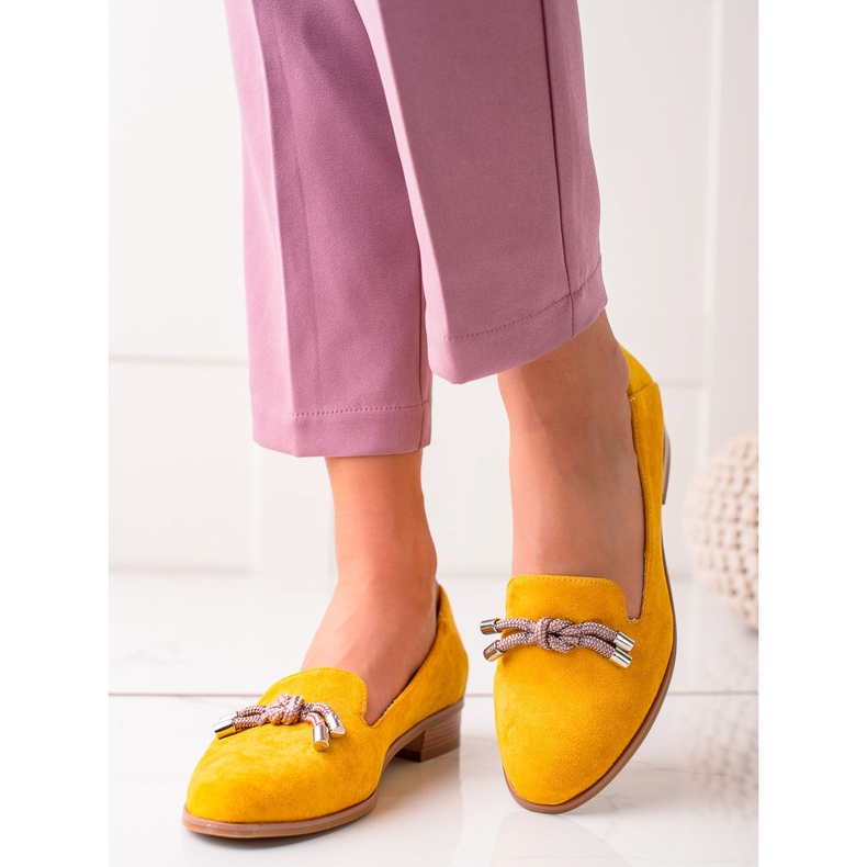 Senhores VINCEZA amarelos casuais 2