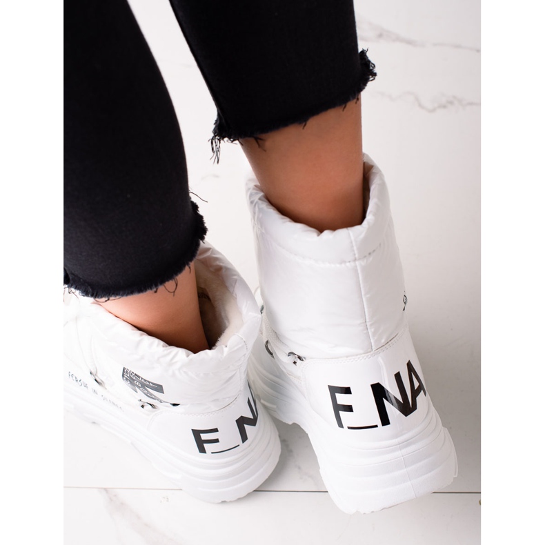 Botas de neve cintilantes VINCEZA branco 2