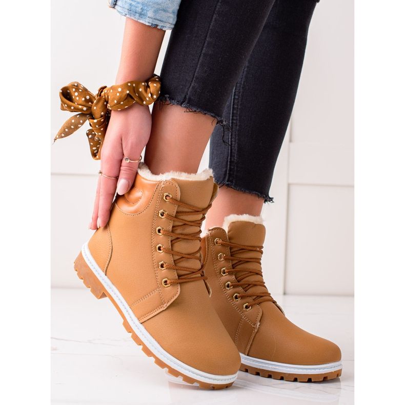 TRENDI Caçadores de camelos com aquecimento marrom 1