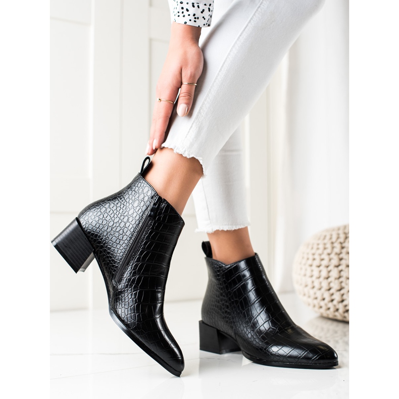 Filippo Botas casuais de salto alto preto 2