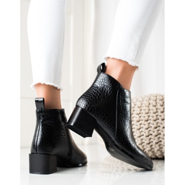 Filippo Botas casuais de salto alto preto 1