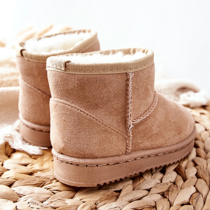 FR1 Botas de neve quentes para crianças Bege Gooby 2