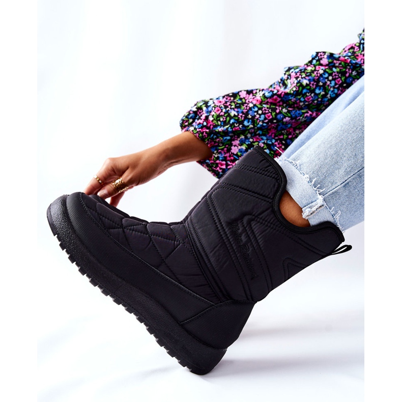 PE1 Botas Winessa High Black para neve aquecidas preto 2