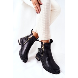 PM1 Botas clássicas com listra preta Lorie preto 1