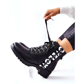 POTOCKI Trabalhadores de botas de couro em zíper preto Henri 1