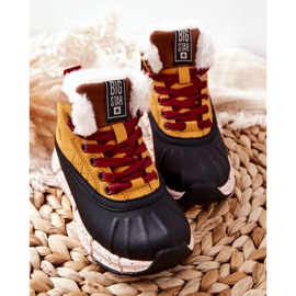 Botas aquecidas para crianças Big Star II374072 Camelo marrom preto laranja 1
