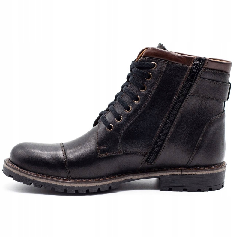 Olivier Botas de caminhada masculinas 910MP DK.brown marrom 1