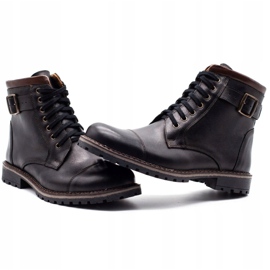Olivier Botas de caminhada masculinas 910MP DK.brown castanho 3