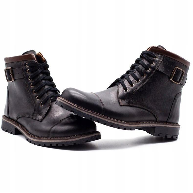Olivier Botas de caminhada masculinas 910MP DK.brown castanho 3