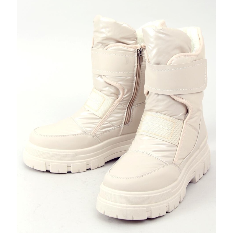 Botas de neve femininas Elza Beige bege 2