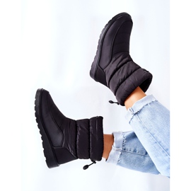 Vinceza Botas de neve pretas altas de Cathy preto 2