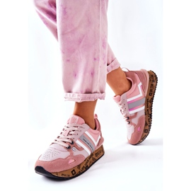 Calçados esportivos femininos Big Star II274298 rosa 1