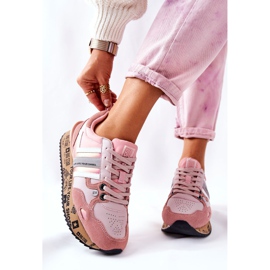 Calçados esportivos femininos Big Star II274298 rosa 2