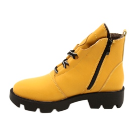 Botas Amarelas Sergio Leone BT740 preto amarelo 1