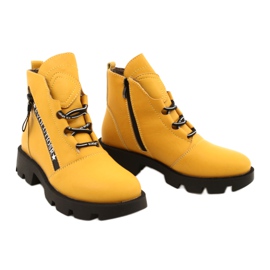 Botas Amarelas Sergio Leone BT740 preto amarelo 5