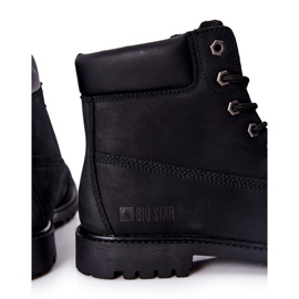 Botas de couro Big Star II174263 pretas preto 1