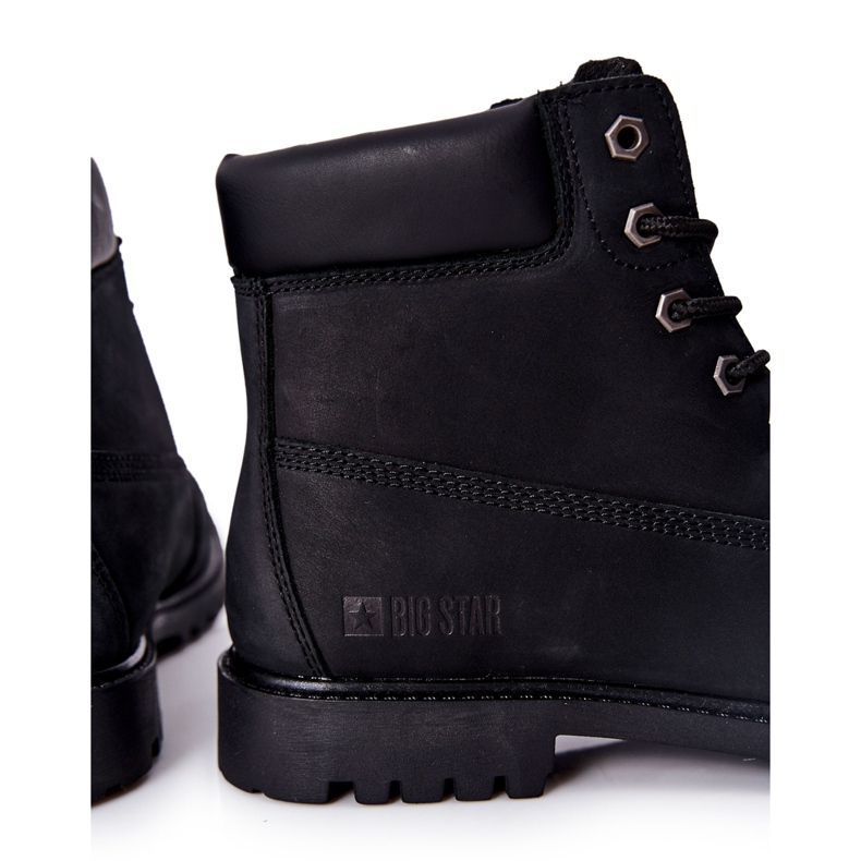 Botas de couro Big Star II174263 pretas preto 1